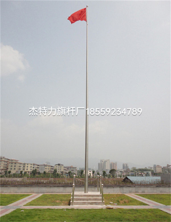 杰特力-內置式電動遙控升降旗桿