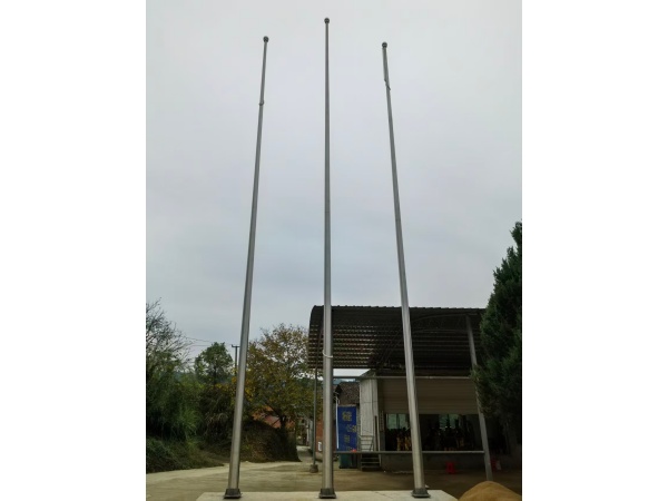 手動旗桿13米一根，12米兩根，撫州市宜黃縣秀源村漢帝廟